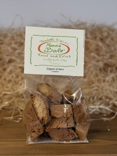 Zippuri di Nonna Balè, tozzetti al farro e mandorle