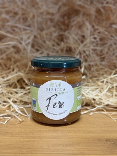 Vasetto di Marmellata di Pere Biologica della selezione Nonna Balè