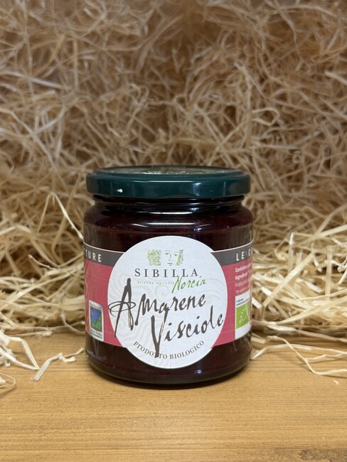 Vasetto di Marmellata di Amarene e Visciole Biologica della selezione Nonna Balè