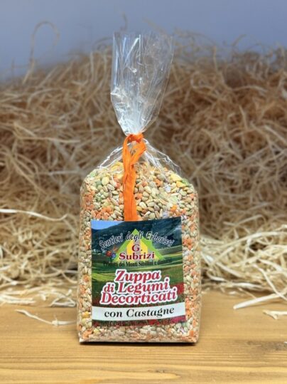 Zuppa di Legumi Decorticati con Castagne di G. Subrizi, selezione Nonna Balè
