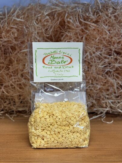 Confezione di Pasta all'Uovo Quadrucci Medi di Nonna Balè